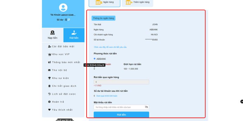 Kiểm tra lại mọi thông tin trước khi xác nhận rút tiền KUBET
